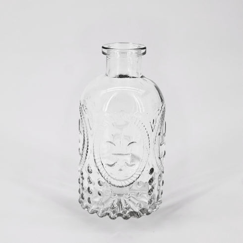 Textured Mini Glass Vase