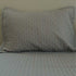 purple pillow shams details