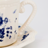 Tea Cup with Saucer | Vintage Blue Flowers Design