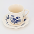 Tea Cup with Saucer | Vintage Blue Flowers Design