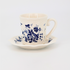 Tea Cup with Saucer | Vintage Blue Flowers Design