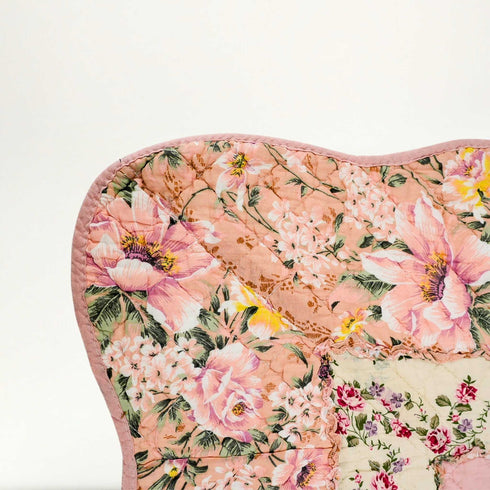 Pink Floral Quilt set 3-Piece (Twin & Full) | Cotton Polyester Blend