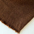 Brown Woolen Tweed Throw Blanket 57" x 70" +1" Fringe