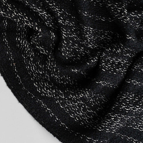 Black and White Throw Blankets 60" X 68" +3.5" Tassels