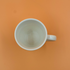 Straight White Ceramic Cup