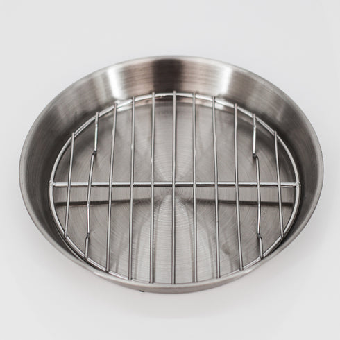 304 Stainless Steel Oil Drain Rack Round Tray