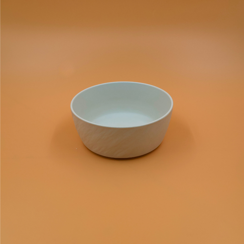 White Ceramic Textured Bowls