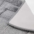Grey Compact Chenille Bathroom Mat | 19.7"x31.5"