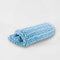 Colored Light Blue Chenille Bathroom Mat | 19.7"x31.5"