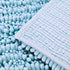 Colored Light Blue Chenille Bathroom Mat | 19.7"x31.5"