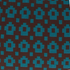 Blue and Brown Geometric Shape Throw Pillow