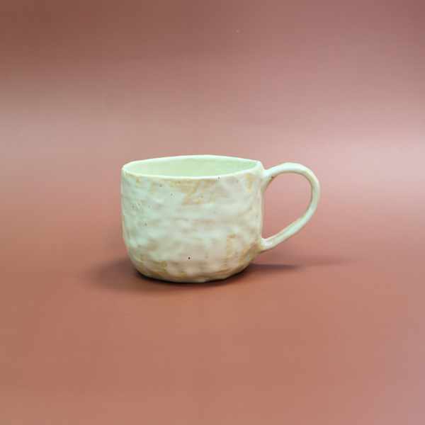 Small White Ceramic Cup