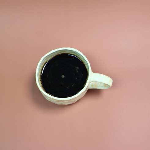 Small White Ceramic Cup