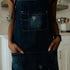 Denim Apron with Pockets | Adjustable Neck Strap