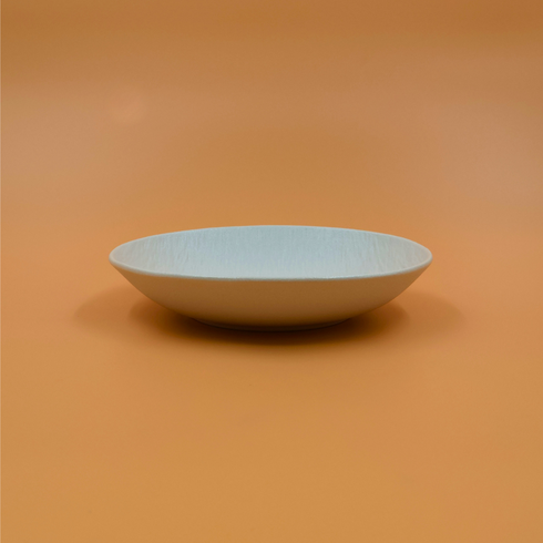 White Textured Deep Plate