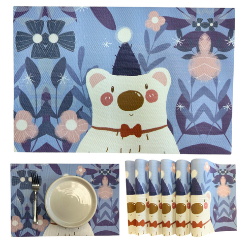 Bear Table Mat (Set of 6)