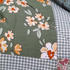green floral quilt details