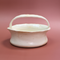 Large White Ceramic Bowl with Holder