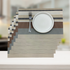Beige, Blue, and White Placemat - (Set of 6)