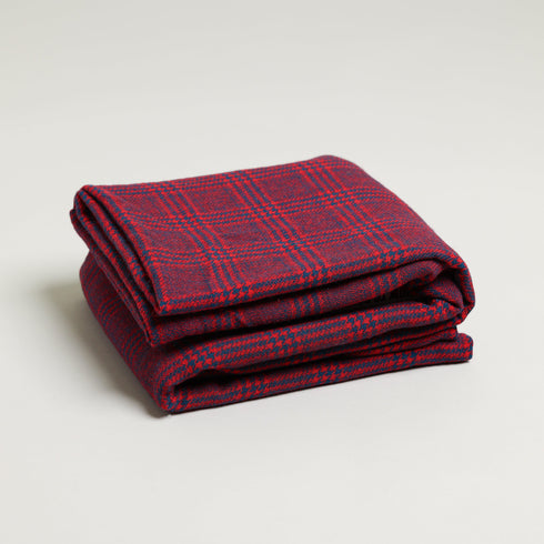 BASIC WOOLEN PLAID THROWS PLAID - Boucle Home