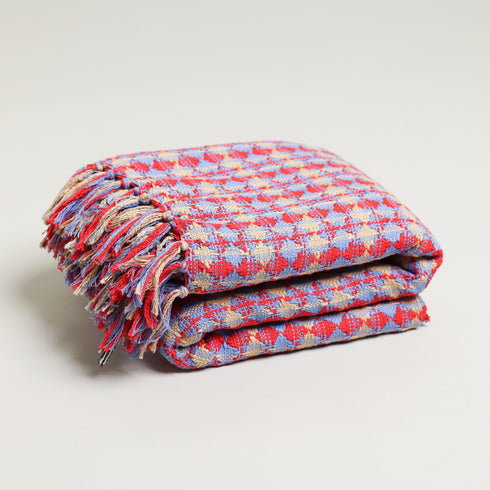 DIAMOND JACQUARD THROW BLANKET - Boucle Home