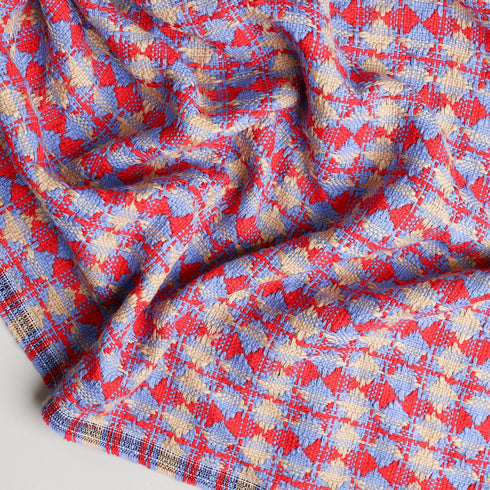 DIAMOND JACQUARD THROW BLANKET - Boucle Home