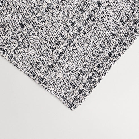 jacquard boucle throw blanket corner styled to show unique pattern/design