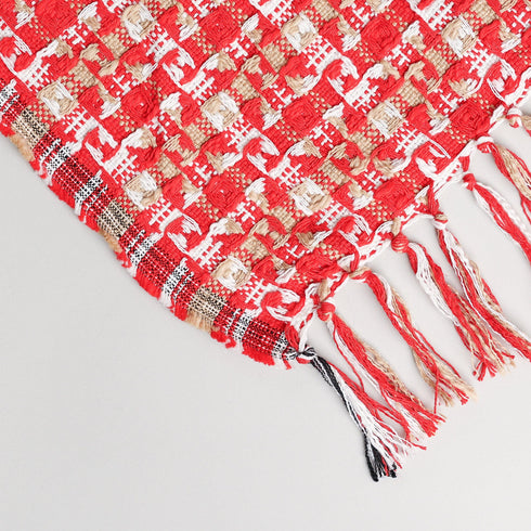 DIAMOND JACQUARD THROW BLANKET - Boucle Home