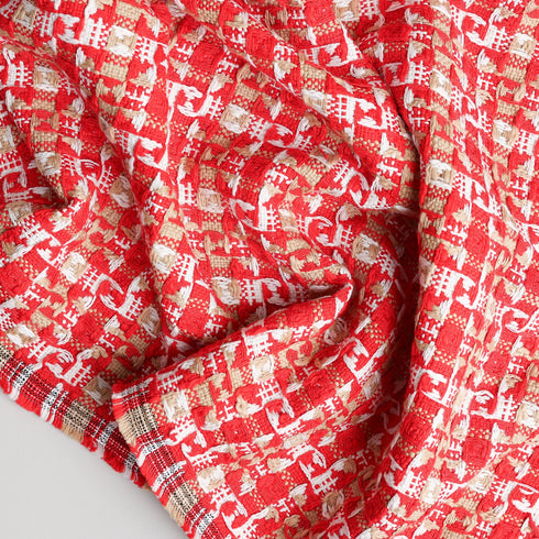 DIAMOND JACQUARD THROW BLANKET - Boucle Home