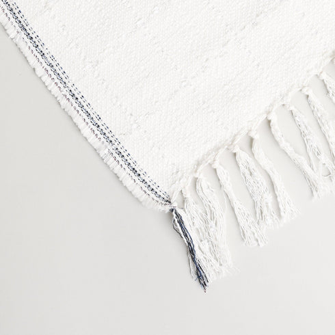 SUBTLE TWEED WITH NOVELEY EYELASH THROW BLANKET - Boucle Home