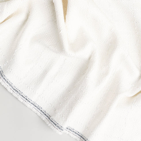 SUBTLE TWEED WITH NOVELEY EYELASH THROW BLANKET - Boucle Home