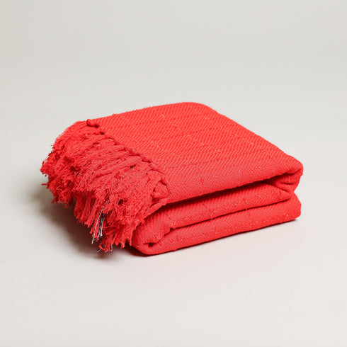 SUBTLE TWEED WITH NOVELEY EYELASH THROW BLANKET - Boucle Home