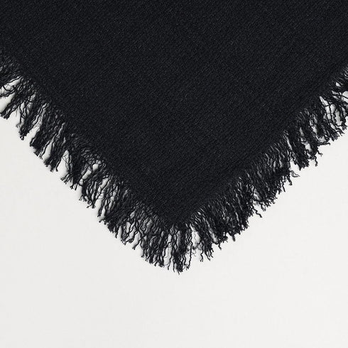 SIMPLE PLAIN STRETCH COTTON THROW BLANKET - Boucle Home