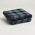 V COMPACT WOOLEN PLAID THROW BLANKET - Boucle Home