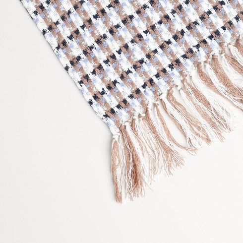 WARM MULTI COLOR PLAID THROW BLANKET - Boucle Home