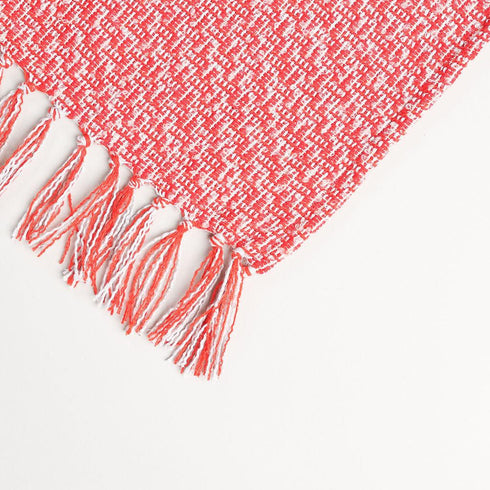 RED SOFT MULTI COLOR THROW BLANKET - Boucle Home