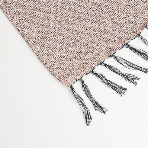 woven warm tassel throw blanket - Boucle Home