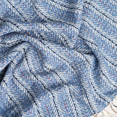 FANCY TEXTURED HBT THROW - Boucle Home