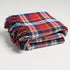WOOLEN CHUNKY BIG PLAID TWEED THROW BLANKETS - Boucle Home
