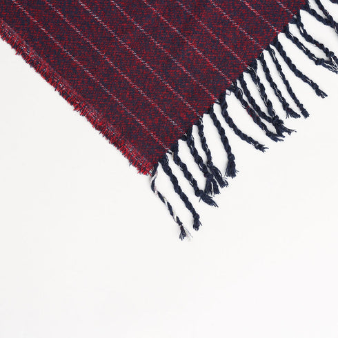 WOOLLEN MELEON TWEED THROW BLANKET - Boucle Home