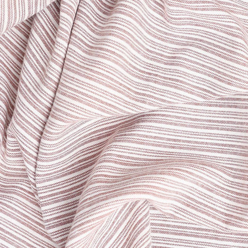 Pink Striped Blanket | 51" X 73" +1.5" FRINGE