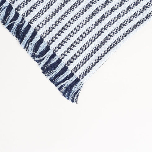 TEXTURED PURE COTTON CHAIN TWEED KIDS THROW BLANKET - Boucle Home