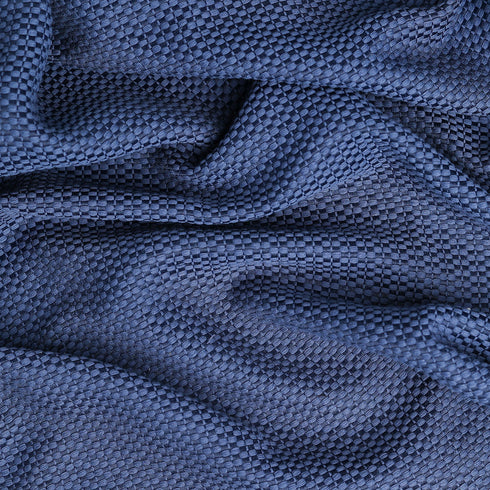 FAUX DENIM HOLIDAY HIGH DENSE COMPACT WOVEN THROW BLANKET - Boucle Home