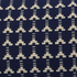Horizontal Cream and Blue Geometric Throw Pillow