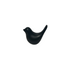 Ceramic Black Decorative Bird