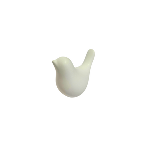 Ceramic White Decorative Birds