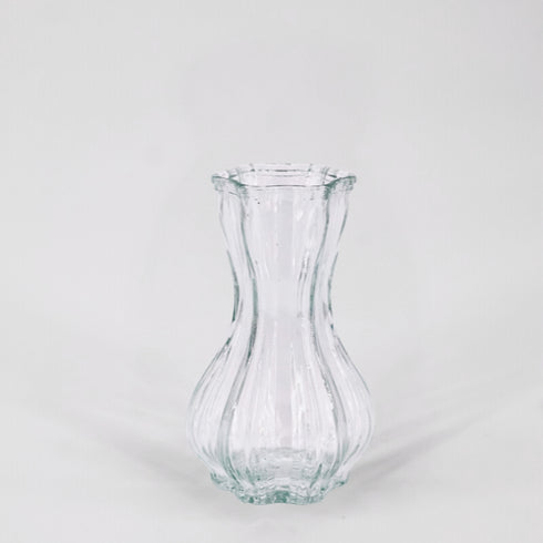 Mini Onion Style Glass Vase
