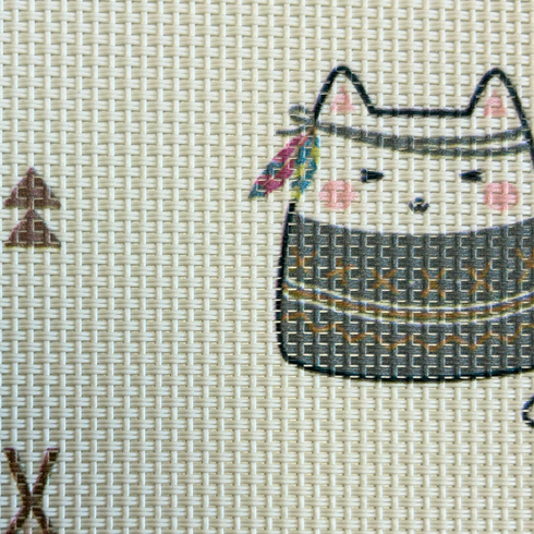 Kitten and Teepee Table Mat (Set of 6)
