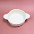 Round Ceramic Bowl With Handles