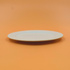 Textured White Ceramic Plate